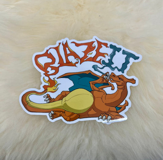 Blaze It Vinyl Sticker | Funny Bumper Sticker | FREE SHIPPING