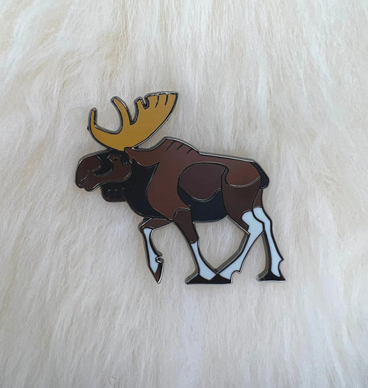 Moose Hard Enamel Pin | Moose Pin | Canada Pin | Animal Pin