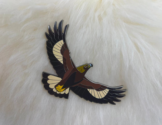 Golden Eagle Hard Enamel Pin | Eagle Pin | Bird Pin | Animal Pin | Art Deco