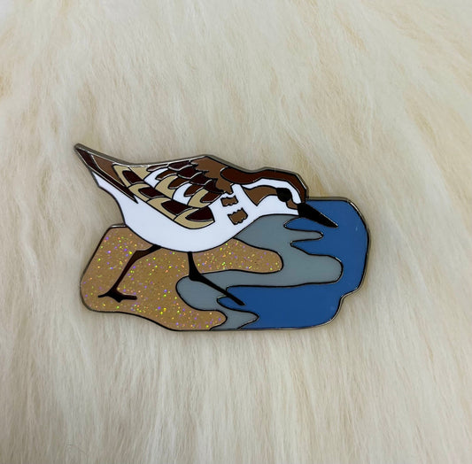 Semipalmated Sandpiper Hard Enamel Pin | Sandpiper Pin | Bird Pin | Animal Pin