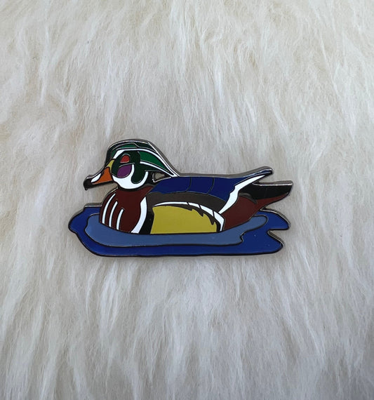 Wood Duck Hard Enamel Pin | Duck Pin | Bird Pin | Animal Pin |