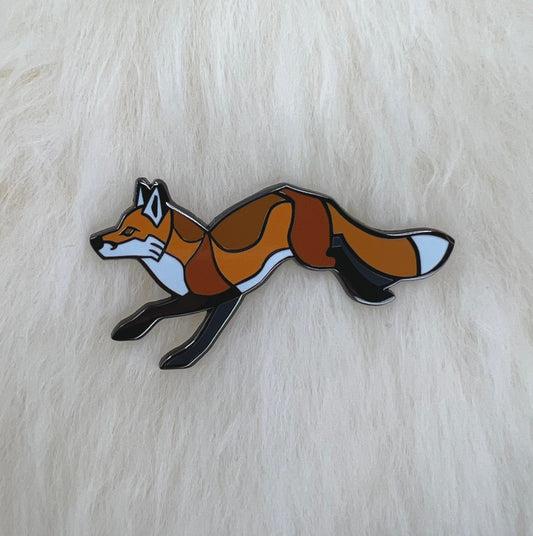 Red Fox Hard Enamel Pin | Fox Pin | Animal Pin