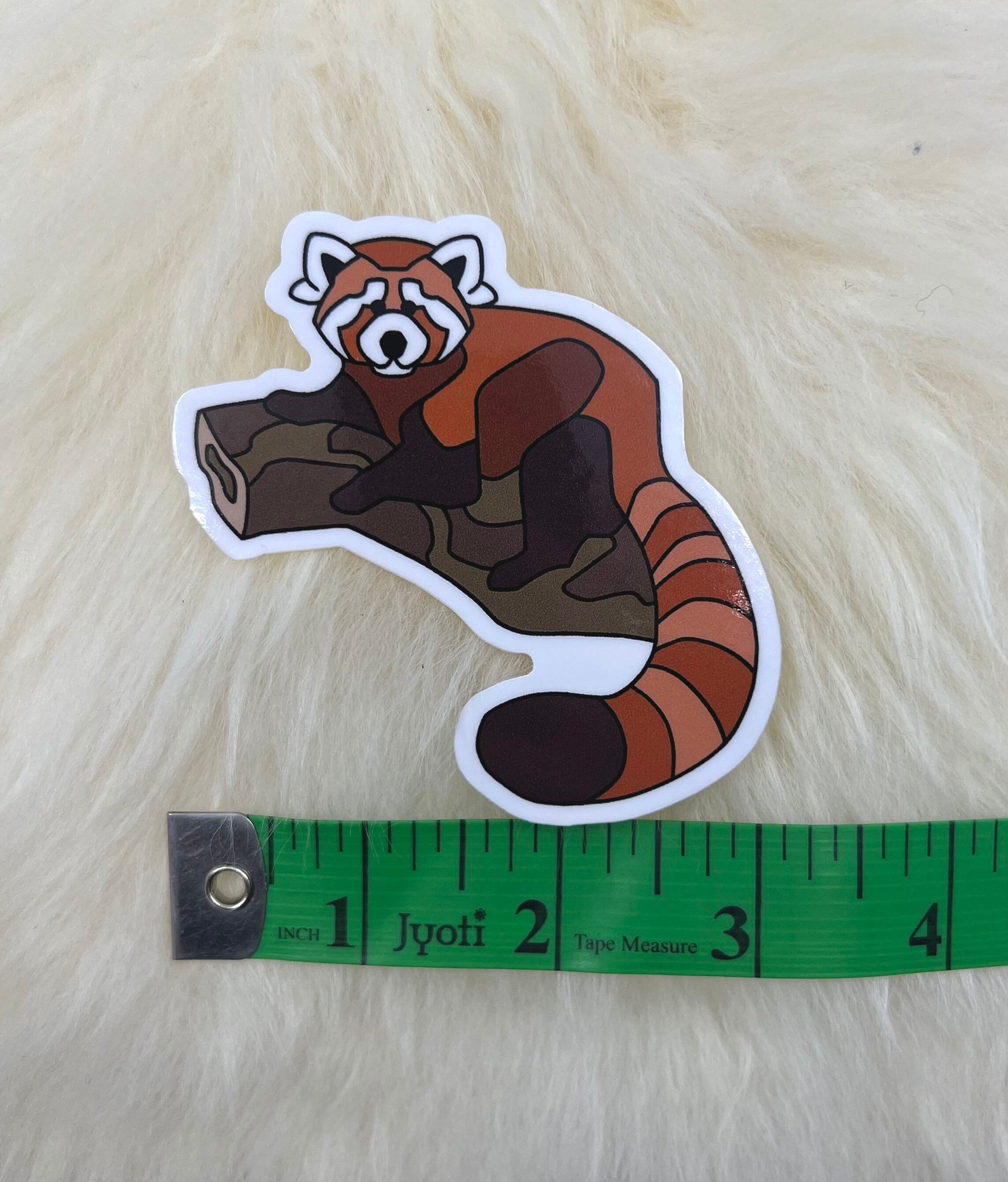 Red Panda Vinyl Sticker | Red Panda Sticker | Animal Sticker | FREE SHIPPING