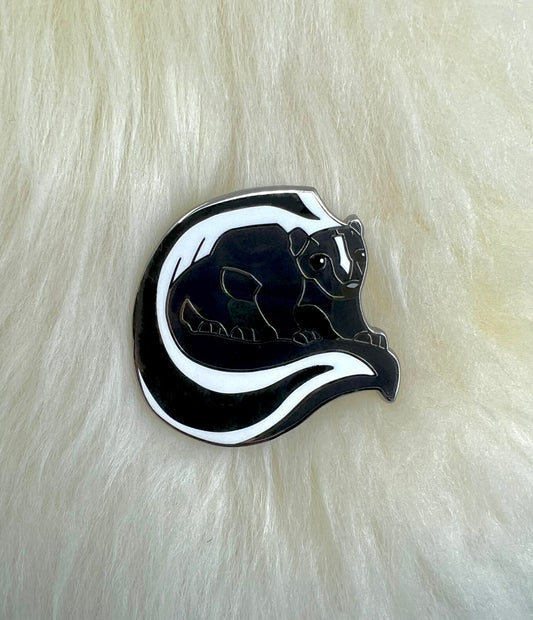 Skunk Hard Enamel Pin | Skunk Pin | Animal Pin |