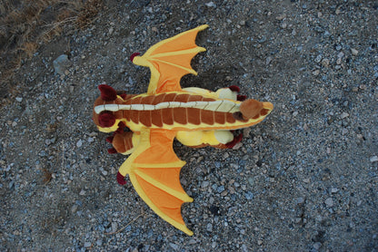 Dragon Plush | Elemental Dragon (Desert) Plushie | Dragon Stuffed Animal